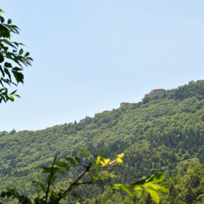 Vista della cima del monte chiusarella